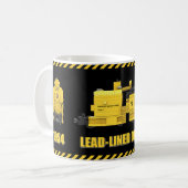 Mug à café Train Diesel Plaqué Plomb 1954 (Devant gauche)