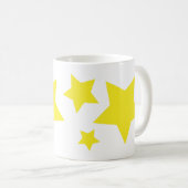 Mug à café trois étoiles - mignonne céleste Coupe (Devant droit)