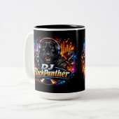 MUG À CAFE Two-Tone DJ BLACKPANTHER 2 (Devant gauche)