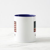 Mug à café Unité du drapeau américain (Centre)