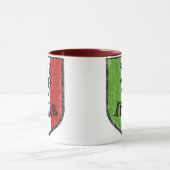 Mug à café vintage avec drapeau italien (Centre)