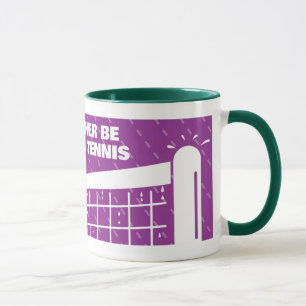 Mug à café violet et vert mignon pour amateur de t