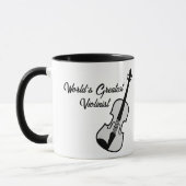 Mug à café violon pour le plus grand violoniste du (Gauche)