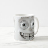 Mug à café visage amusant (Devant droit)