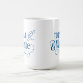 Mug à café 'Vivre & Écrire' - 15oz (Centre)