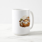 Mug à Cappuccino Mignon et Confortable (Devant droit)