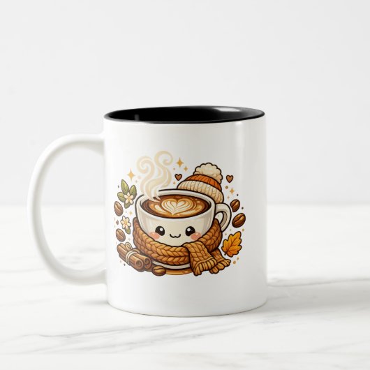 Mug à Cappuccino Mignon et Confortable (Gauche)
