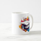 Mug à capuchon de remise de diplômes (Devant droit)