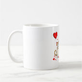 Mug A Cat Holding a Heart Balloon (Gauche)