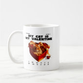 Mug A Cat In The Box Therapy Happy Valentine Day Funny (Gauche)