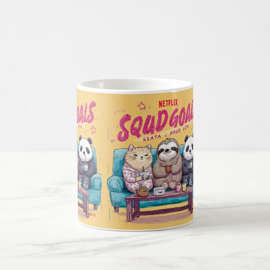 Mug  A Cat, Sloth, and Panda's Ultimate Netflix Night (Centre)