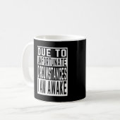 Mug à cause de circonstances malheureuses, je suis éve (Devant gauche)