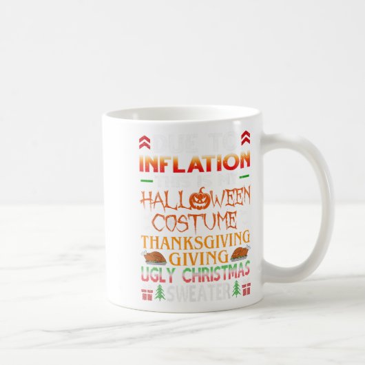 Mug A Cause De L'Inflation, C'Est Mon Action De grâce (Droite)