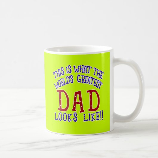 Mug À ce que le plus grand papa du monde ressemble ! (Droite)
