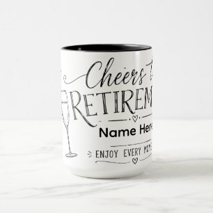 Mug à champagne personnalisé pour les félicitation