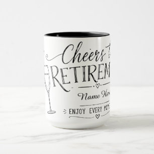 Mug à champagne personnalisé pour les félicitation