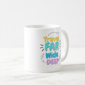 Mug à citation de voyage (Devant droit)