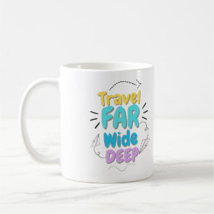 Mug à citation de voyage