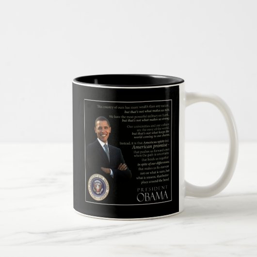 Mug à citation d'Obama - 6 sur 6 (Droit)
