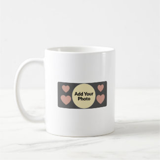 Mug à cœur avec photo personnalisée Cadeau d'amou