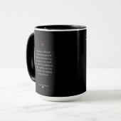Mug à cœur rose (Devant gauche)
