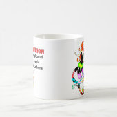 Mug "A compliqué la femelle sirène sur caféine" (Centre)