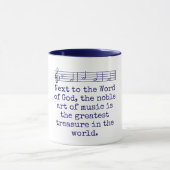 Mug À Côté De La Parole De Dieu - Citation Musique (Centre)