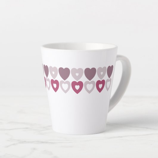 Mug à courtepointe amoureuse (Angle droit)