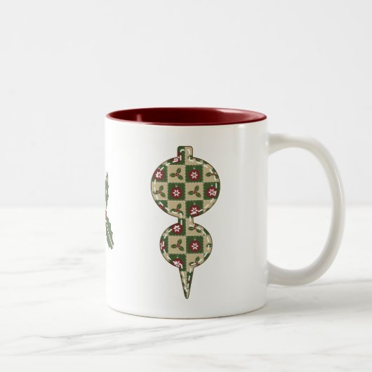 Mug à courtepointe de Noël (Droit)
