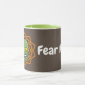 Mug à crâne vert personnalisable (Centre)