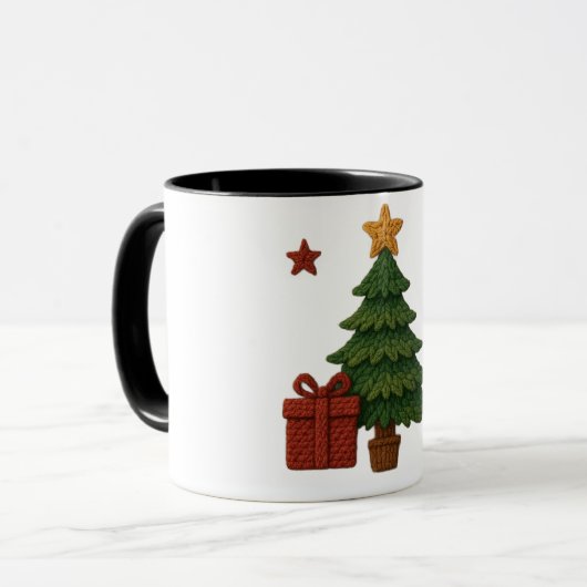 Mug A cute knit tree gift (Devant gauche)