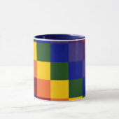 Mug à damiers arc-en-ciel (Centre)