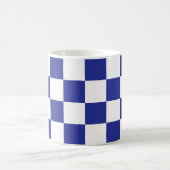 Mug à damiers bleu et blanc (Centre)