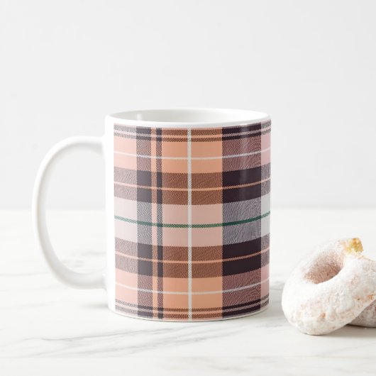Mug à damiers Brown (Avec donut)
