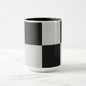 Mug À damiers Carrés noirs et blancs ou COULEUR PERSON (Centre)