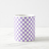 Mug à damiers Lavande et blanc (Centre)