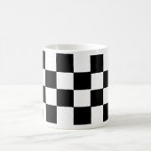 Mug à damiers noir et blanc (Centre)