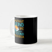 Mug A day Without Reading Is Like Bookworm Book Lovers (Devant gauche)