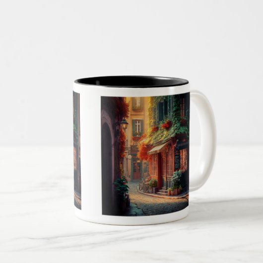 Mug à deux tons, 11 oz (Devant droit)