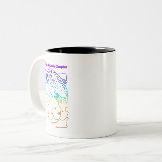 Mug à deux tons, 11 oz (Devant gauche)