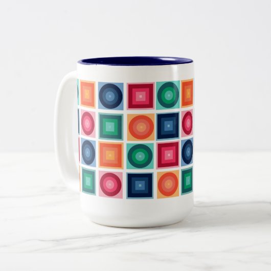 Mug à deux tons, 15 oz (Devant gauche)