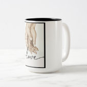 Mug à deux tons, 15 oz (Devant droit)