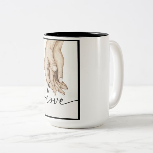 Mug à deux tons, 15 oz (Devant droit)