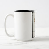 Mug à deux tons, 15 oz (Gauche)