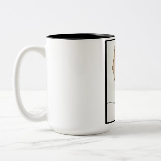 Mug à deux tons, 15 oz (Gauche)