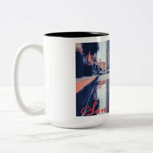 Mug à deux tons, 15 oz (Gauche)