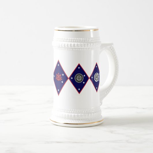 Mug à deux tons, 15 oz (Devant droit)