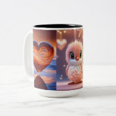 Mug à deux tons, 15 oz (Devant gauche)