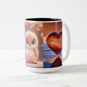 Mug à deux tons, 15 oz (Devant droit)