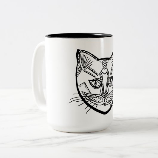 Mug à deux tons, 15 oz (Devant gauche)